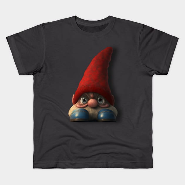 Grumpy Gnome Kids T-Shirt by myepicass